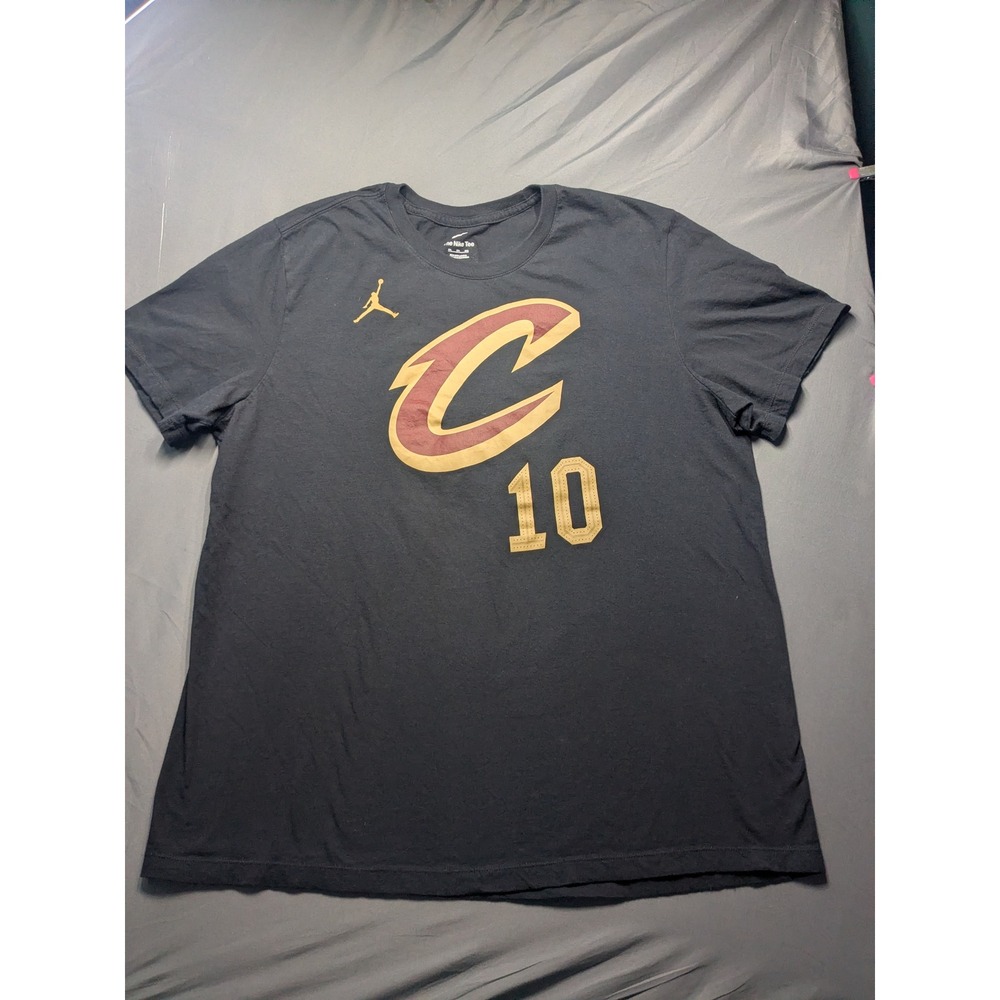 Jordan Nike Cleveland Cavaliers Darius Garland 10 NBA T-Shirt Mens XXL Black